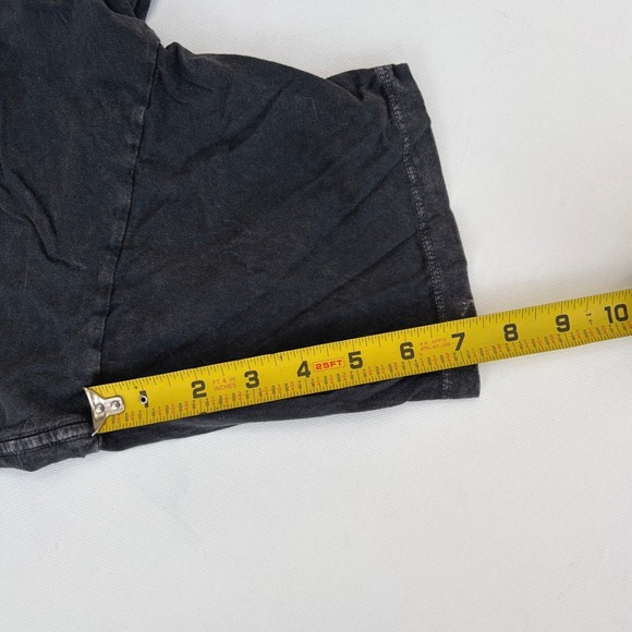 Vintage Canvas Faded Small Horse Moon Graphic Tee Mineral Wash Black ET1176-AS - Picture 7 of 9